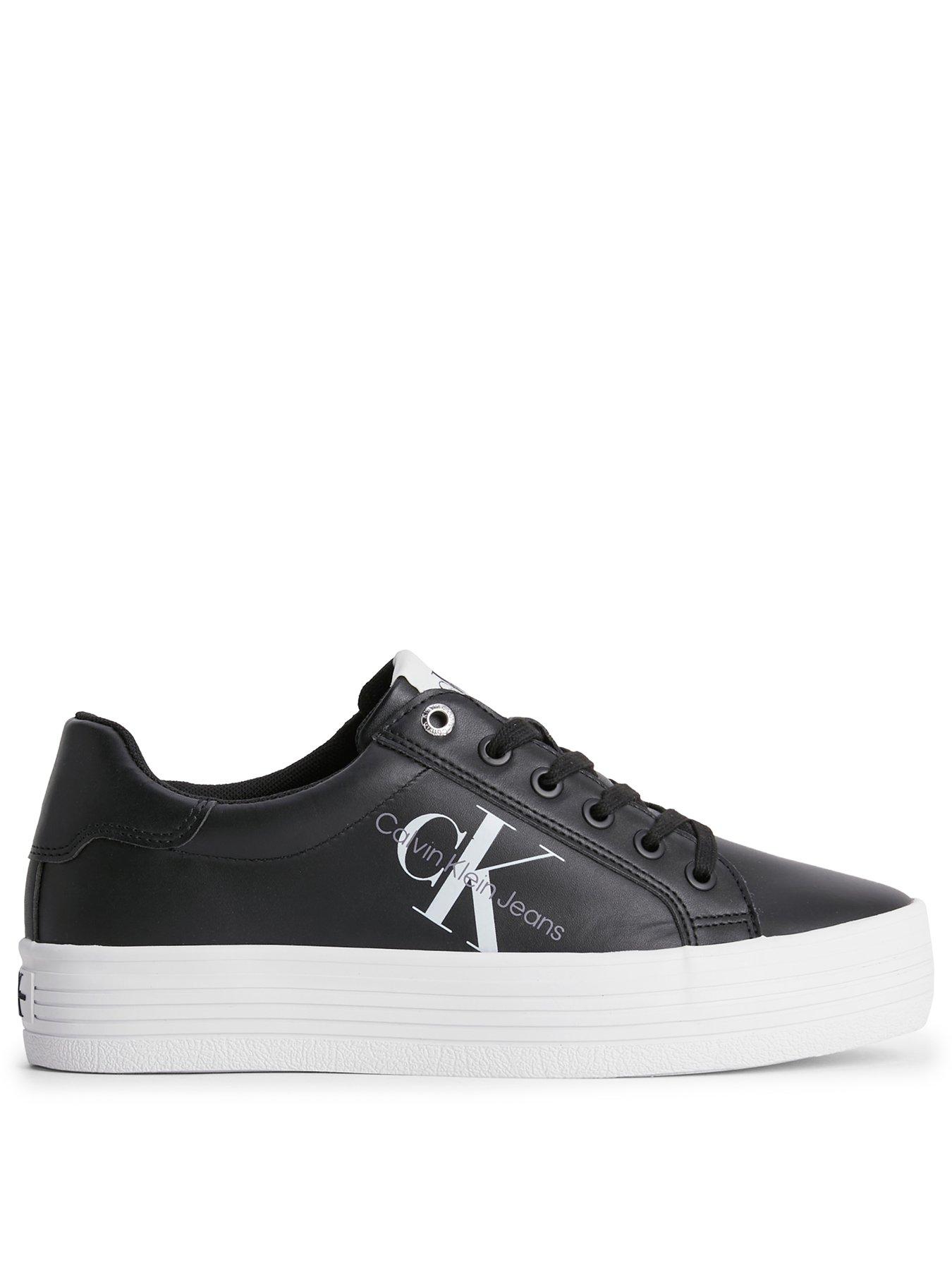 calvin-klein-jeans-monogram-leather-trainers-blackstillFront