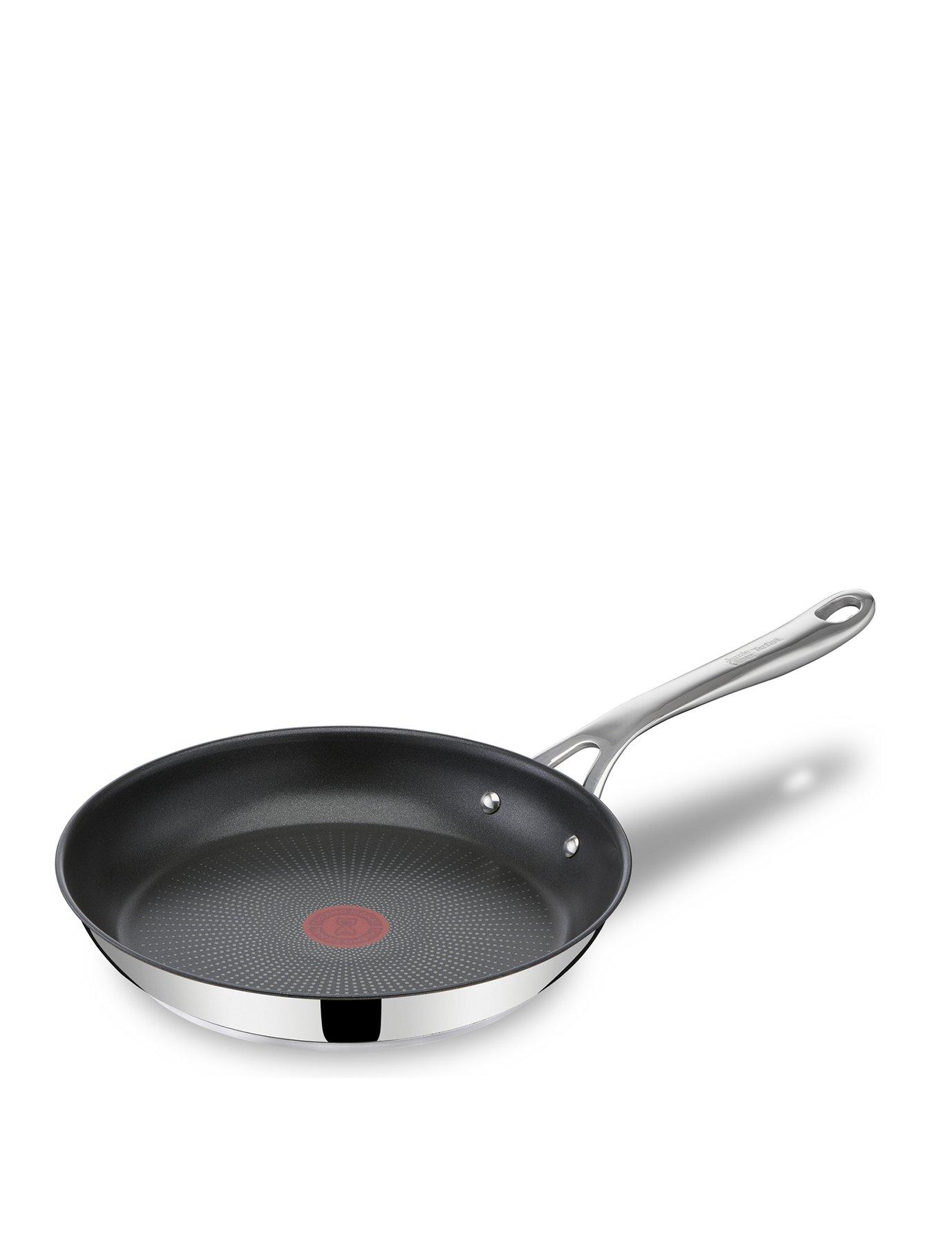 たしろ屋 Tefal Jamie Oliver Cook's Direct Stainless Steel, Piece Frying Pan  Set, 24 ＆ 28cm, Non-Stick Coating, Heat Indicator, Riveted Safe-Grip  Handle, Ind
