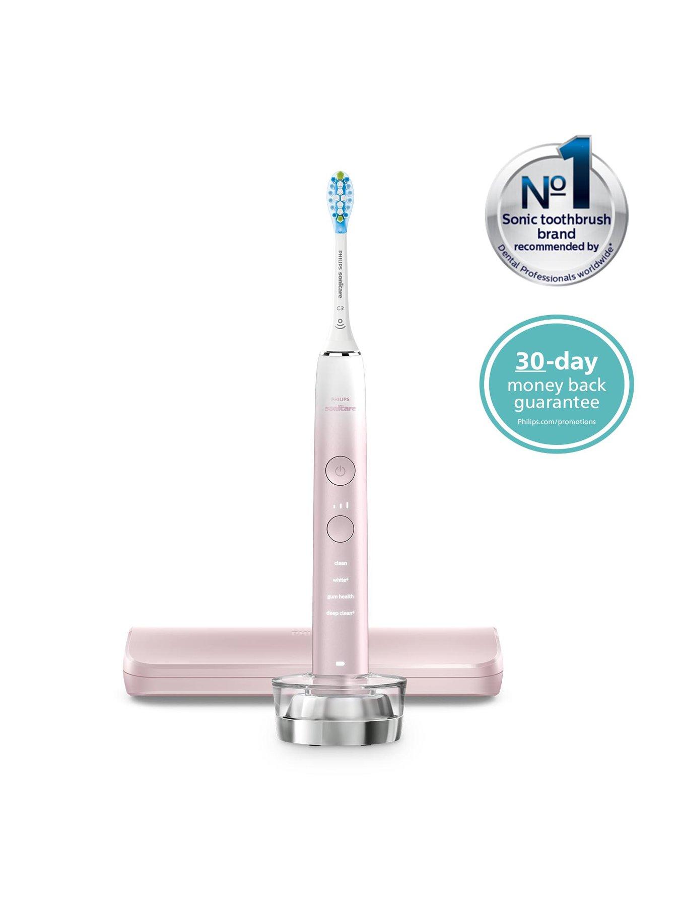 Image 2 of 8 of Philips Philips Sonicare DiamondClean 9000 Electric Toothbrush, Pink, Special Edition, Travel Case &amp; App - HX9911/84