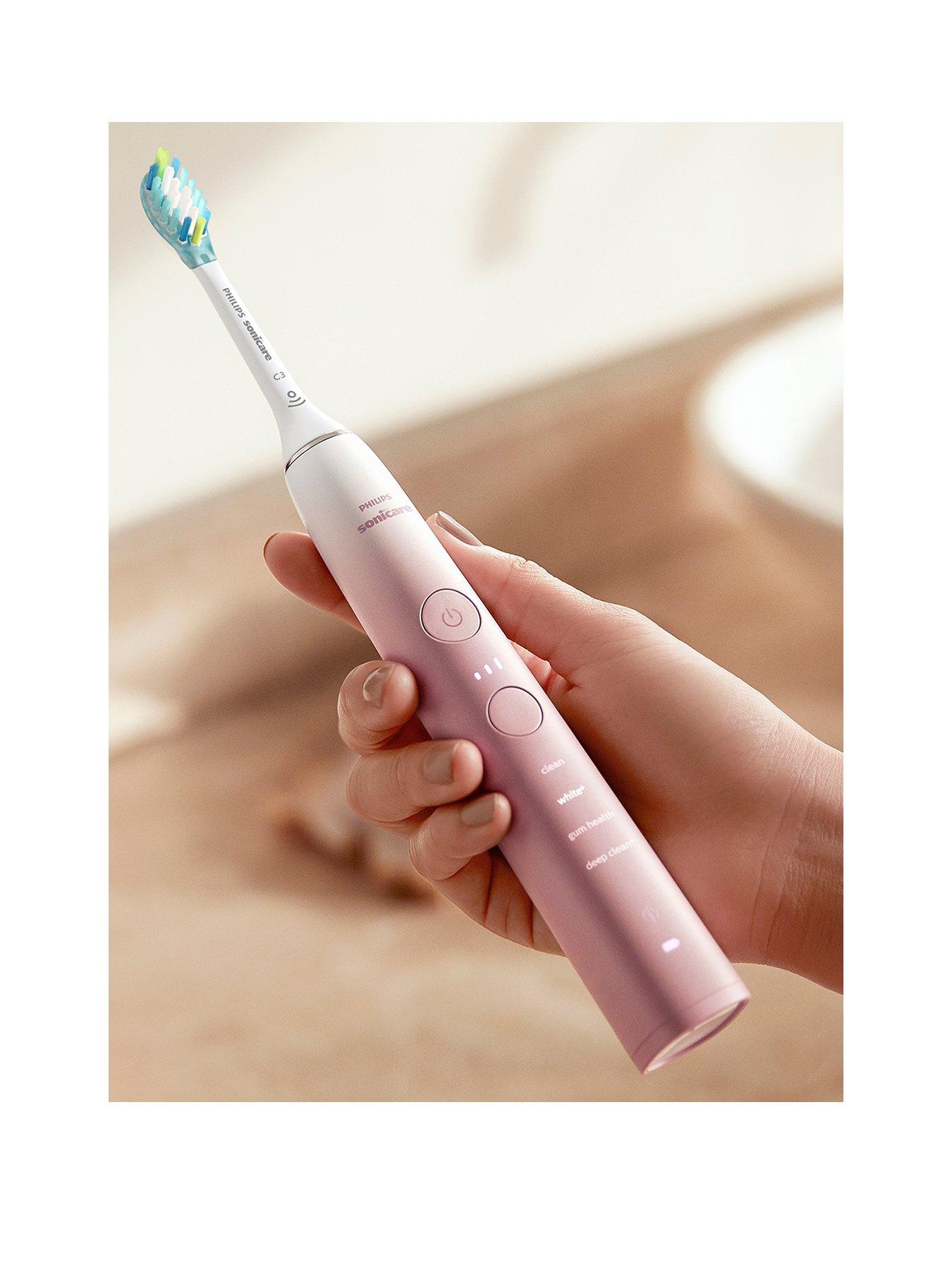 pink sonicare toothbrush