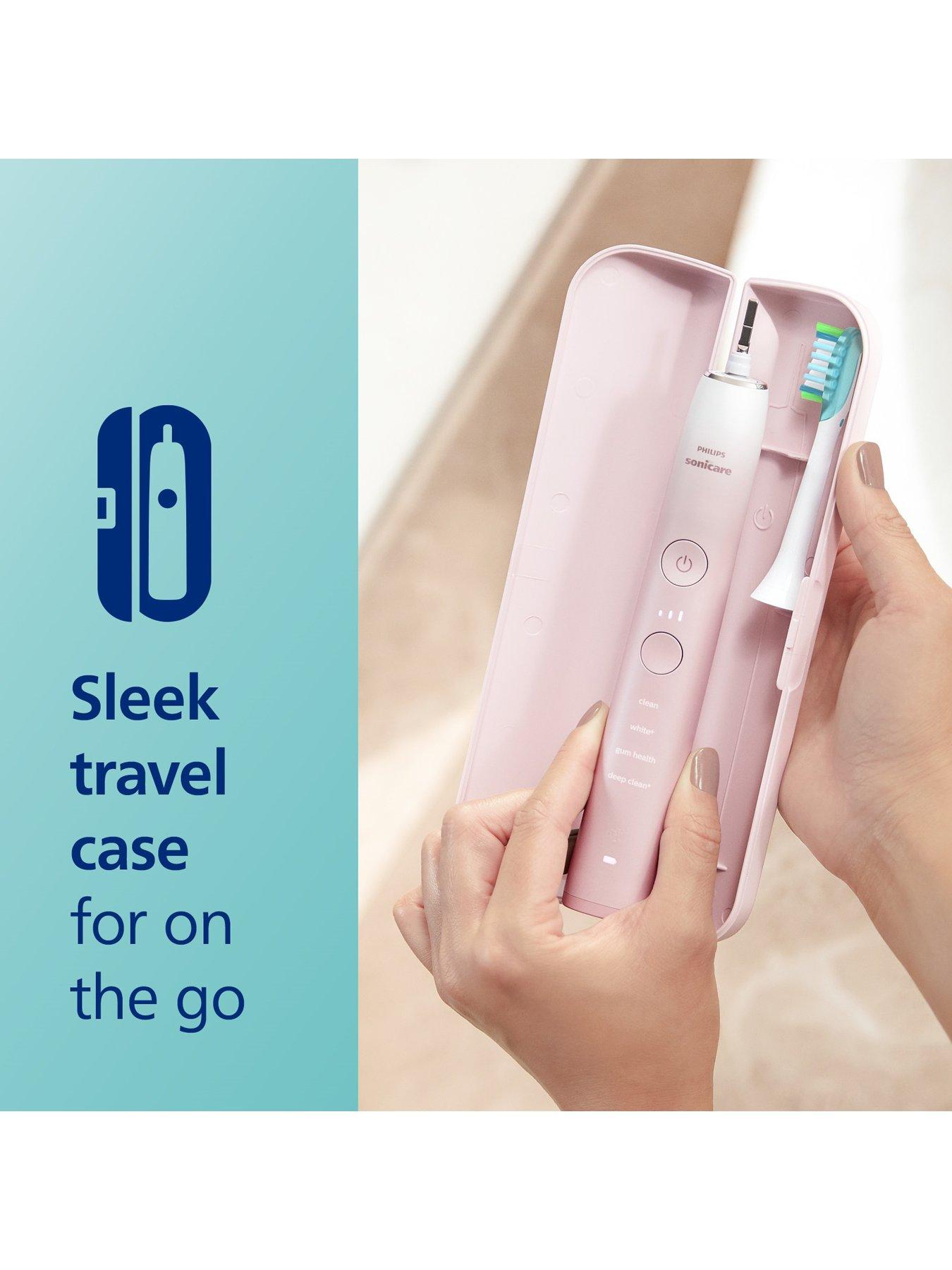 Image 6 of 8 of Philips Philips Sonicare DiamondClean 9000 Electric Toothbrush, Pink, Special Edition, Travel Case &amp; App - HX9911/84