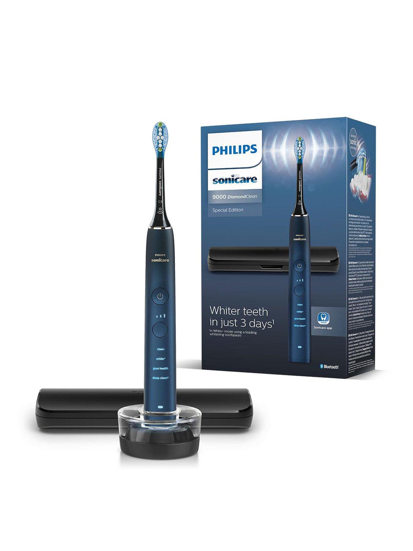 undefined Philips Sonicare DiamondClean 9000 Electric Toothbrush, Aquamarine, Special Edition, Travel Case  &  App - HX9911/88