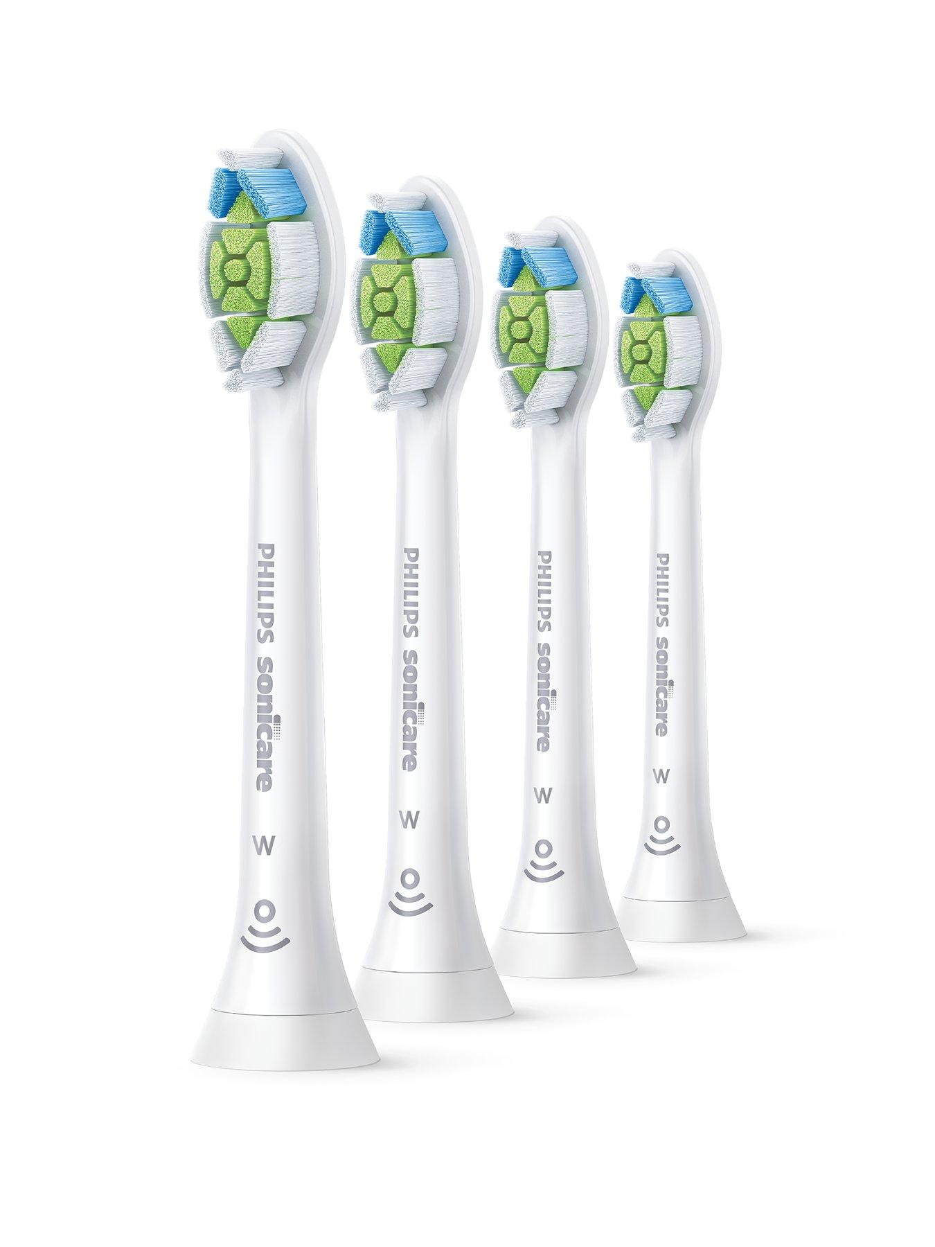 philips-sonicare-optimal-w2nbspwhite-replacement-brush-heads-pack-of-4nbsphx606410front