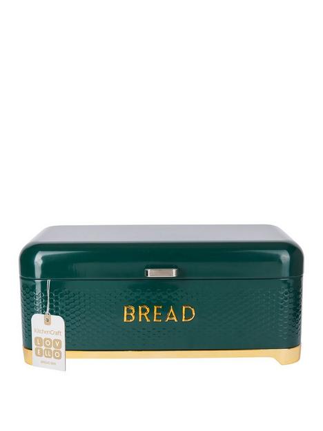 kitchencraft-lovello-bread-bin--green