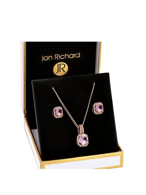 jon-richard-jon-richard-pink-square-drop-earring-and-pendant-set-gift-boxed