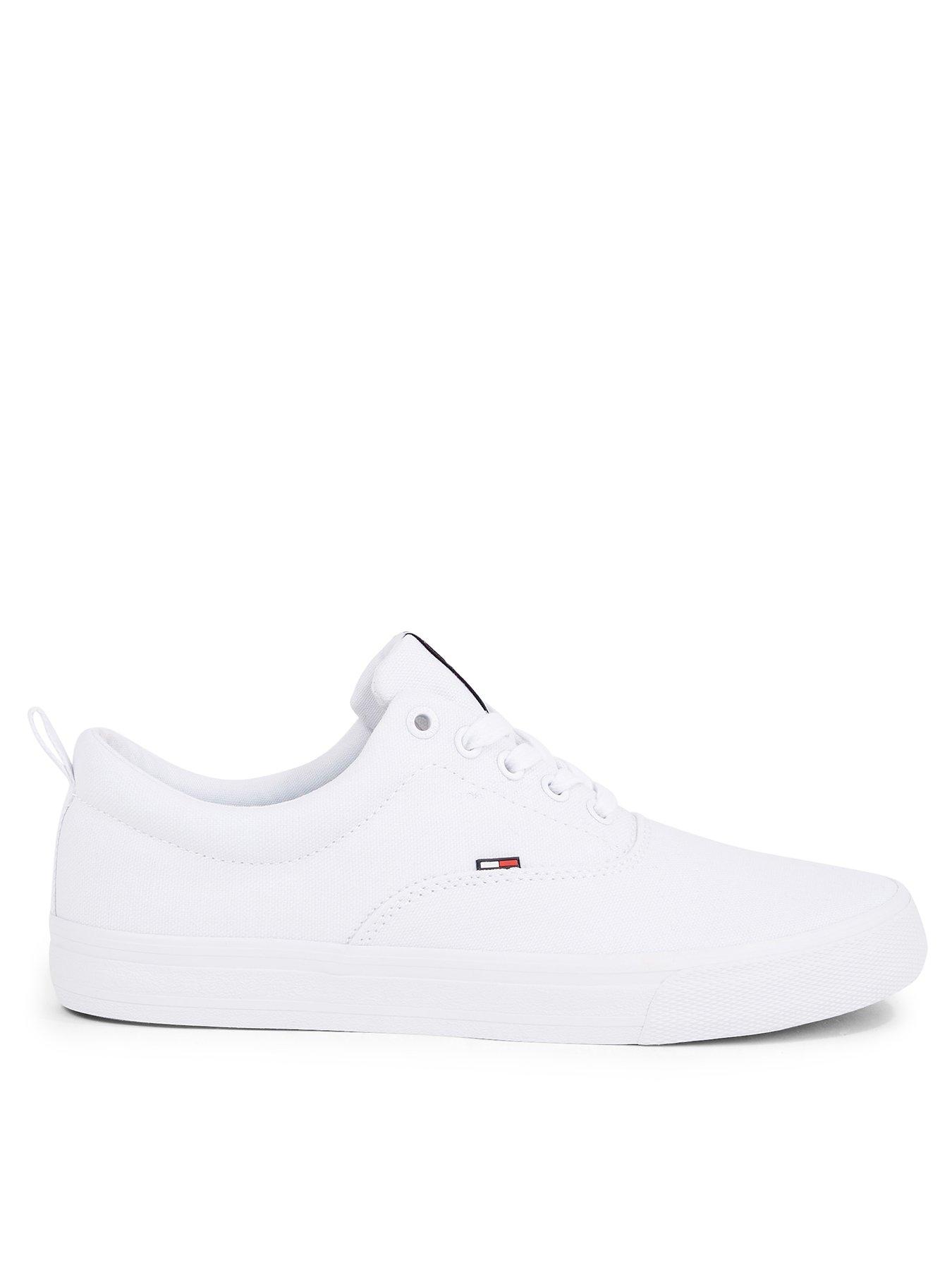 Image 1 of 5 of Tommy Hilfiger Classic Cupsole Trainers - White