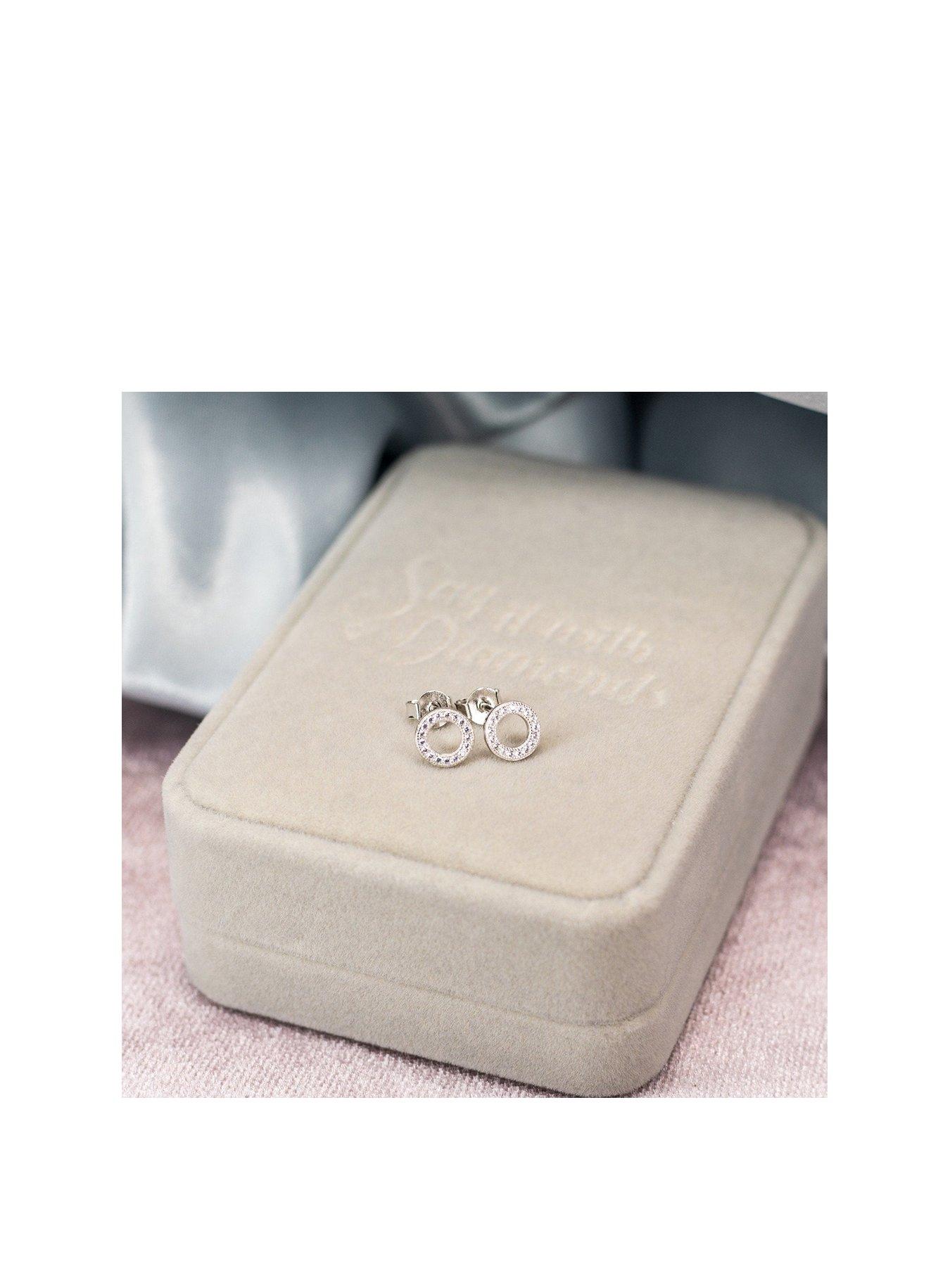 Say It With Circle Of Life Ladies Sterling Silver Earrings