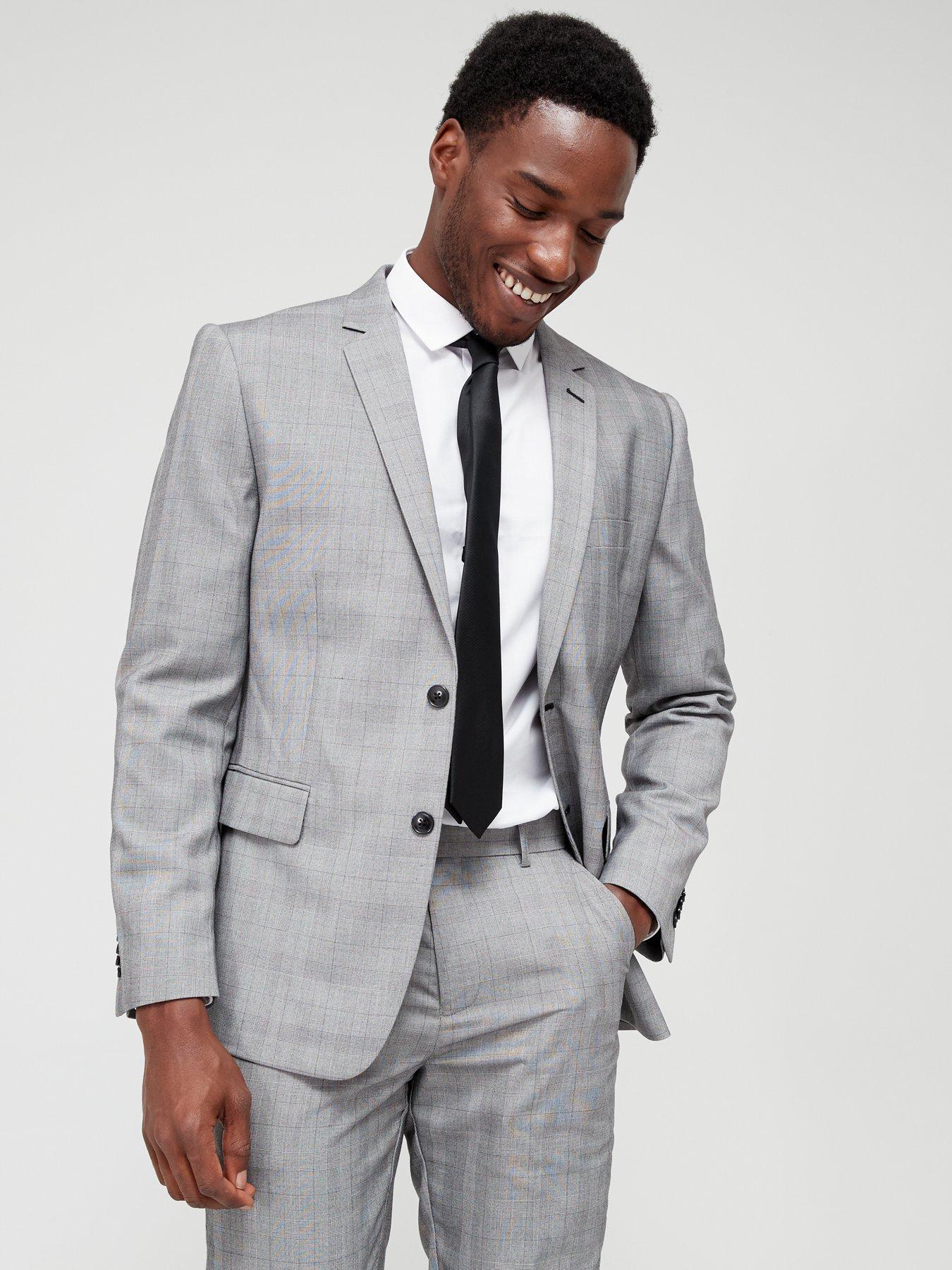 very-man-slim-check-suit-jacket-grey