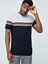 very-man-chest-stripe-t-shirt-burgundyblackfront