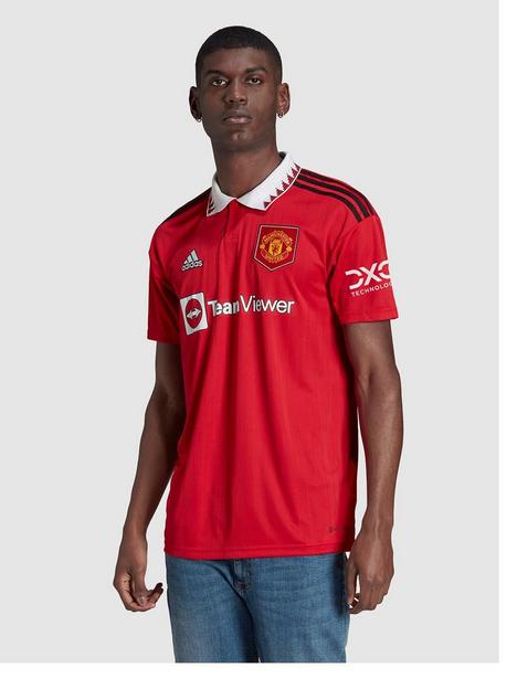 adidas-mens-manchester-united-home-2223-short-sleevenbspreplica-shirt-red