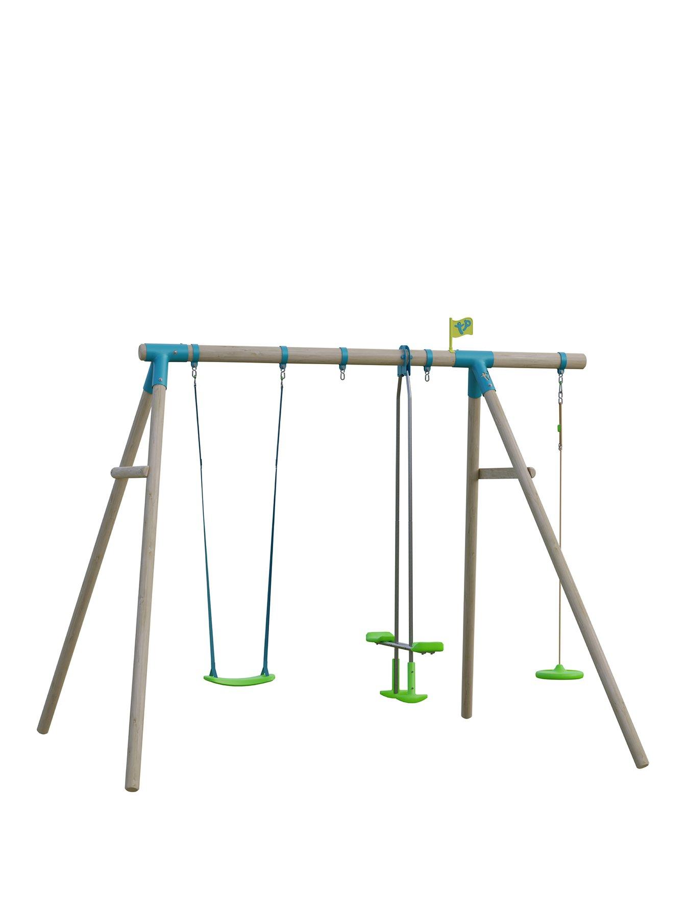 TP Snowdonia Wooden Swing Set with 3 Accessories