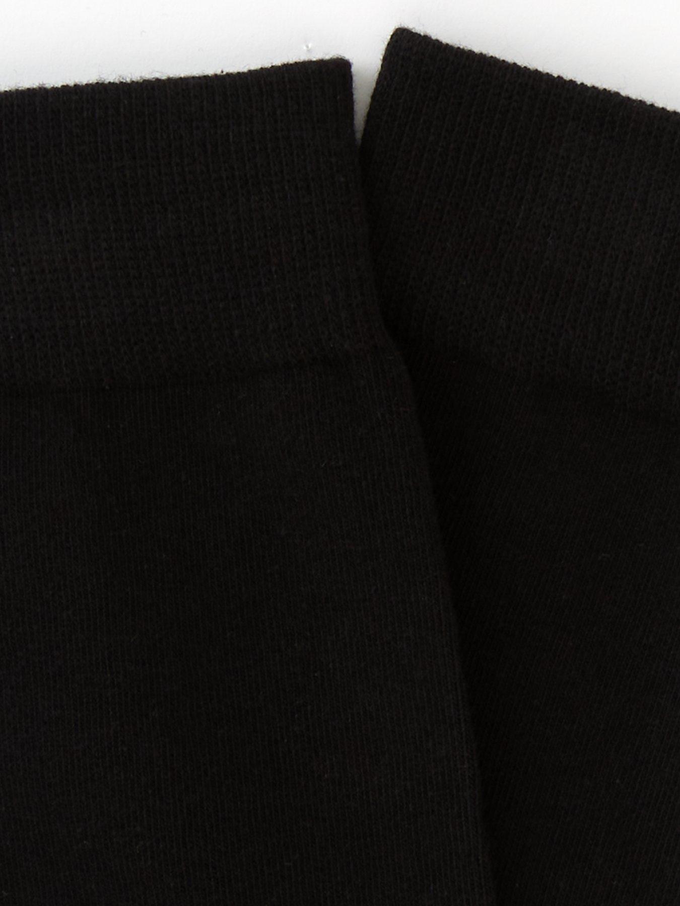 the-very-collection-7-pack-cotton-rich-plain-black-socks-blackoutfit