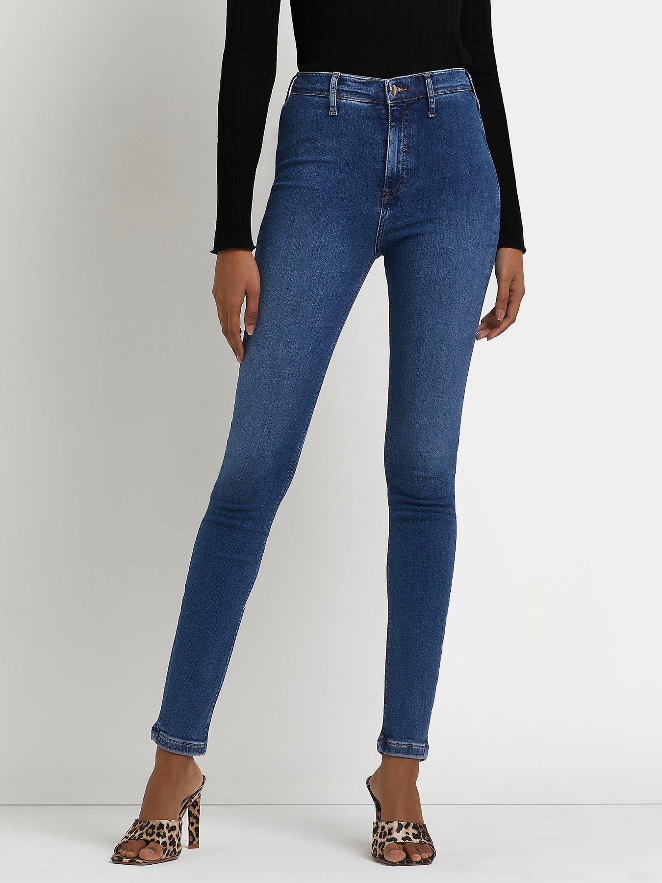 Blue 38                  EU discount 96% WOMEN FASHION Jeans Ripped Green Coast Jeggings & Skinny & Slim 