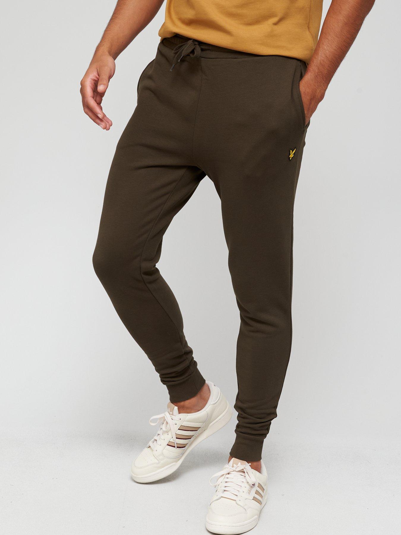 lyle-scott-lyle-amp-scott-skinny-sweat-pant-olivefront