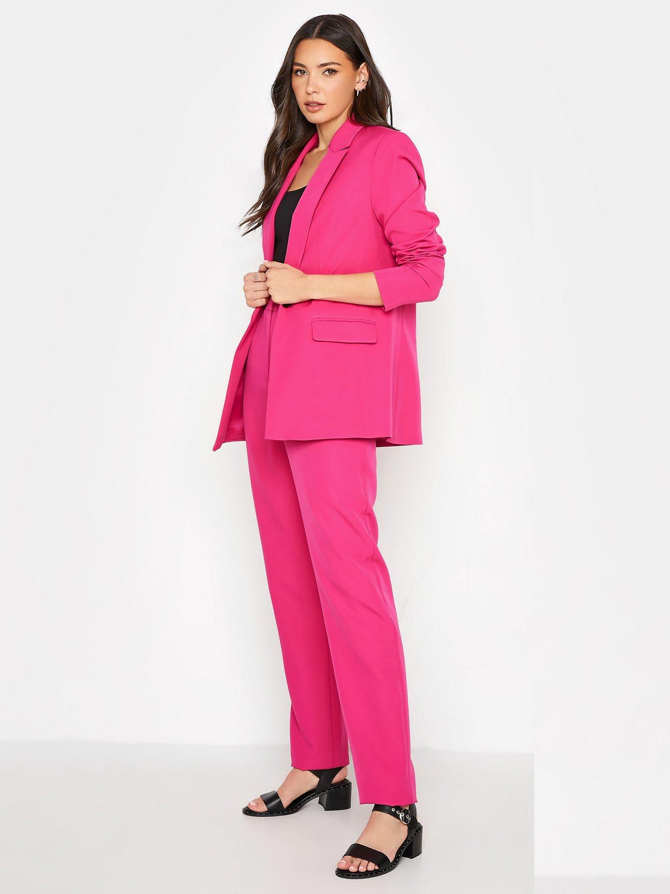 long-tall-sally-scuba-crepe-blazer-fuchsiaback