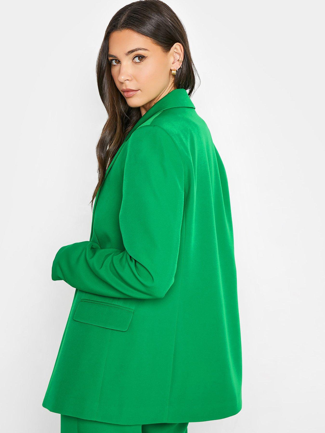 long-tall-sally-scuba-crepe-blazer-greenstillFront