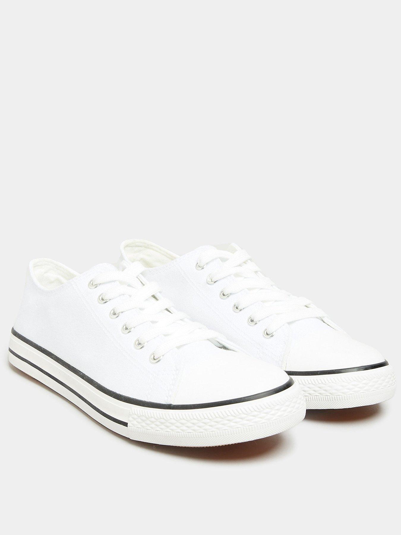 undefined Canvas Low Trainer White