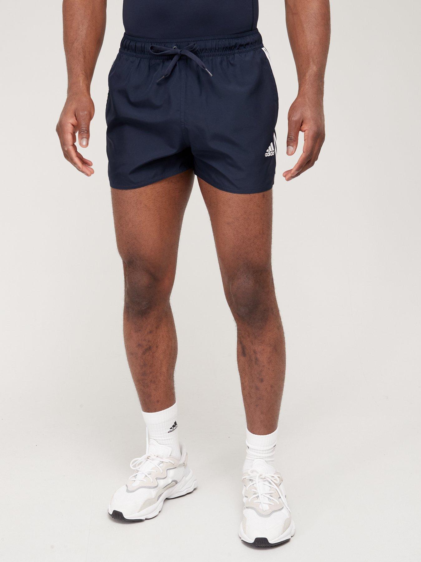 Adidas 3 store stripe running shorts