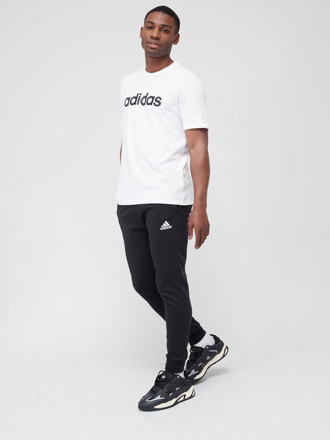 adidas-sportswear-essentials-fleece-regular-tapered-joggers-blackwhiteback