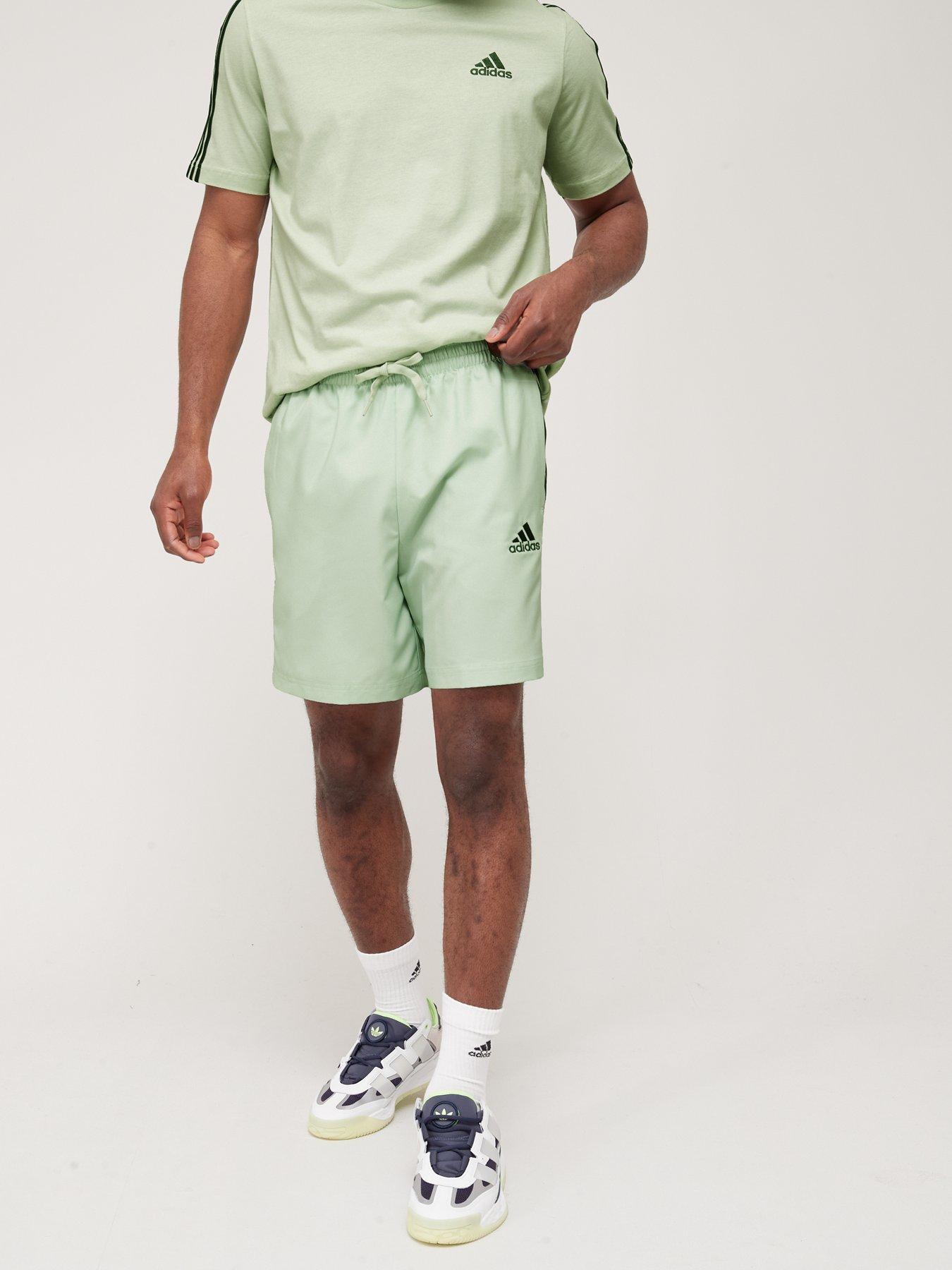 3 stripe clearance shorts green