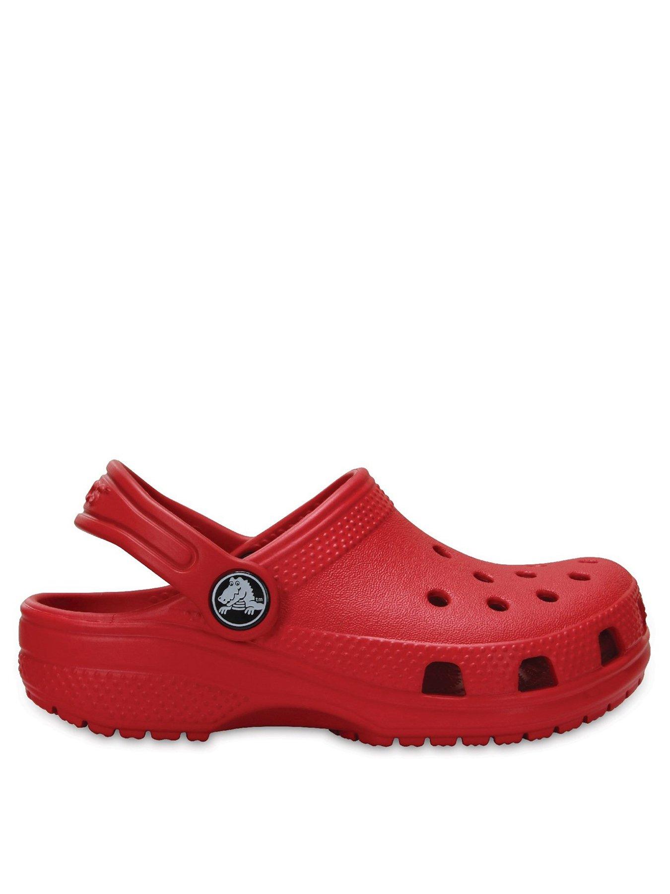 Red classic clog crocs new arrivals