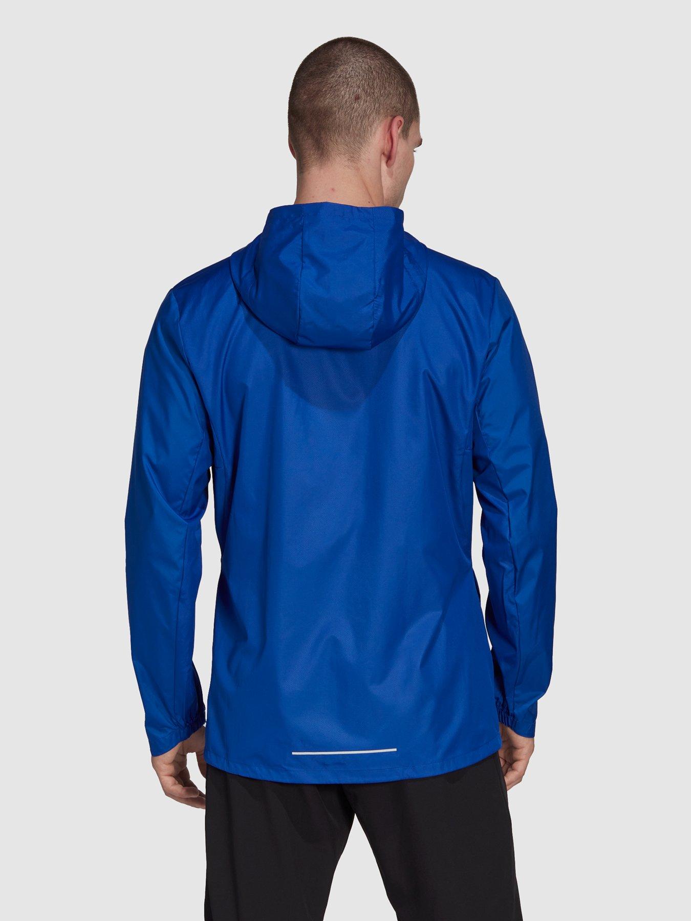 Adidas running hot sale jacket blue