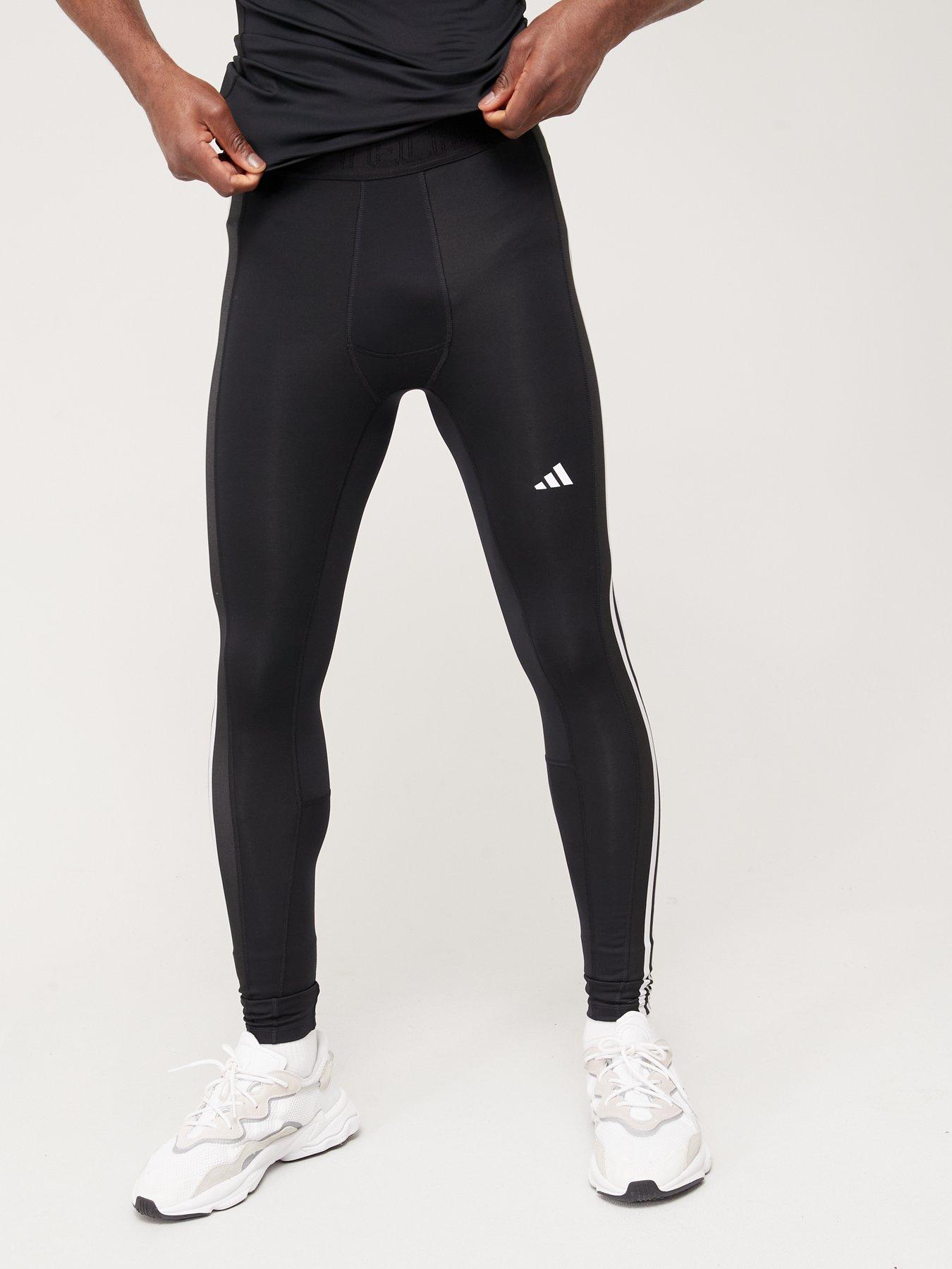 Adidas training logo outlet legging in black