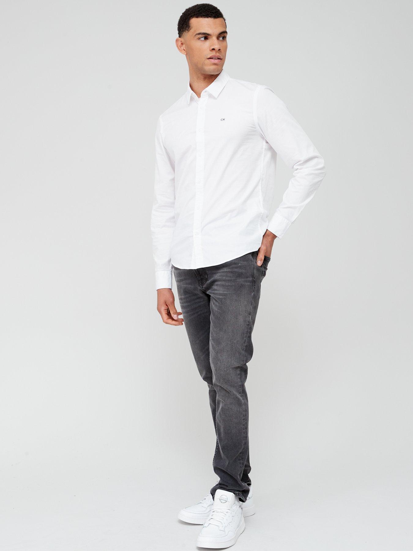 calvin-klein-slim-fit-stretch-poplin-shirt-whiteback