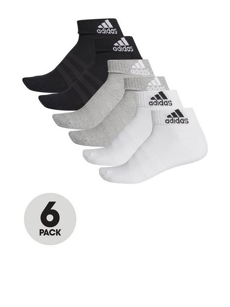 adidas-cush-ankle-socks-6-pack-blackmulti
