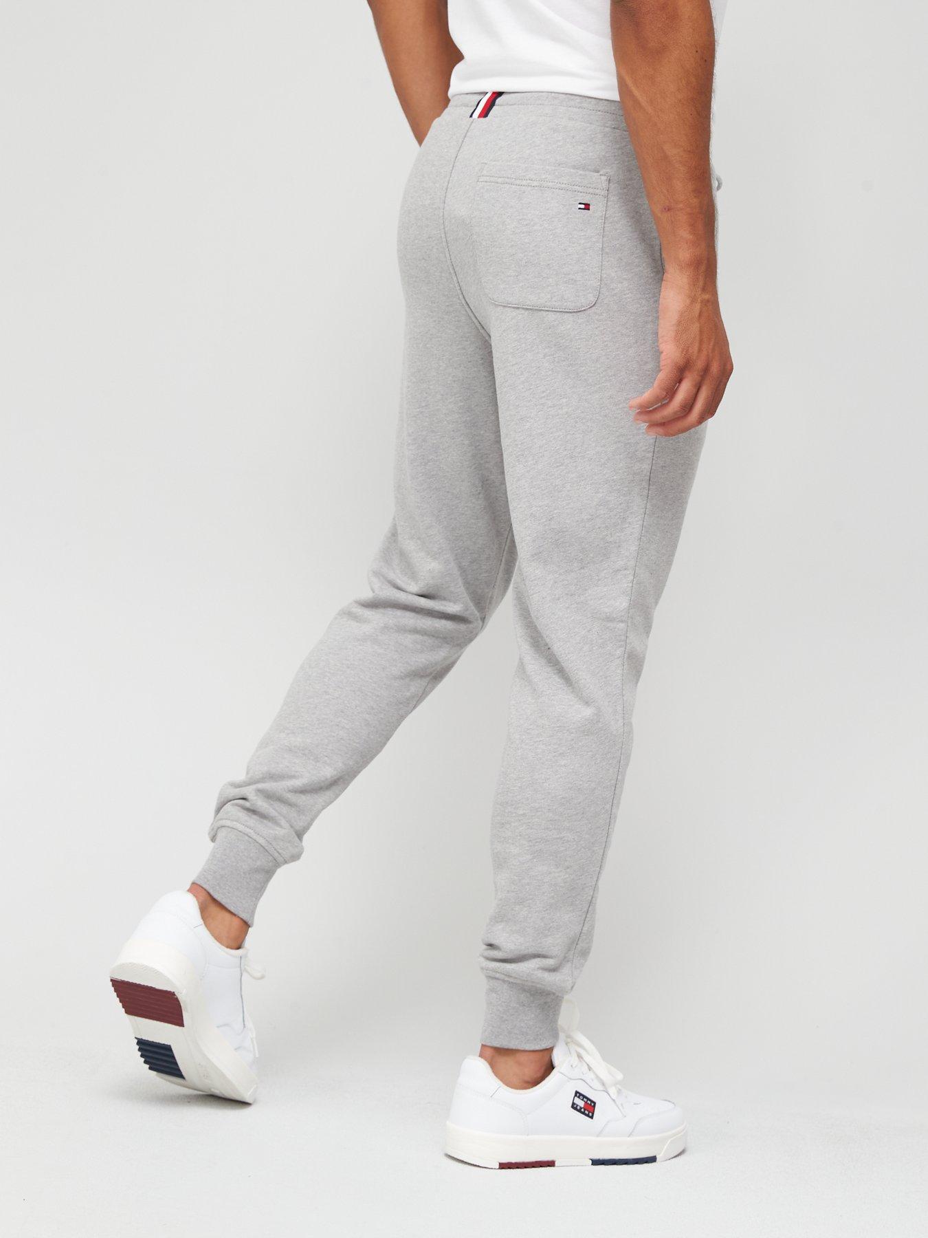 Tommy hilfiger logo on sale jogging bottoms grey