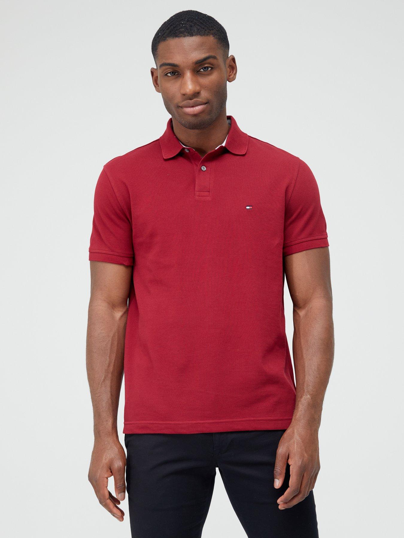 Tommy hilfiger red deals polo