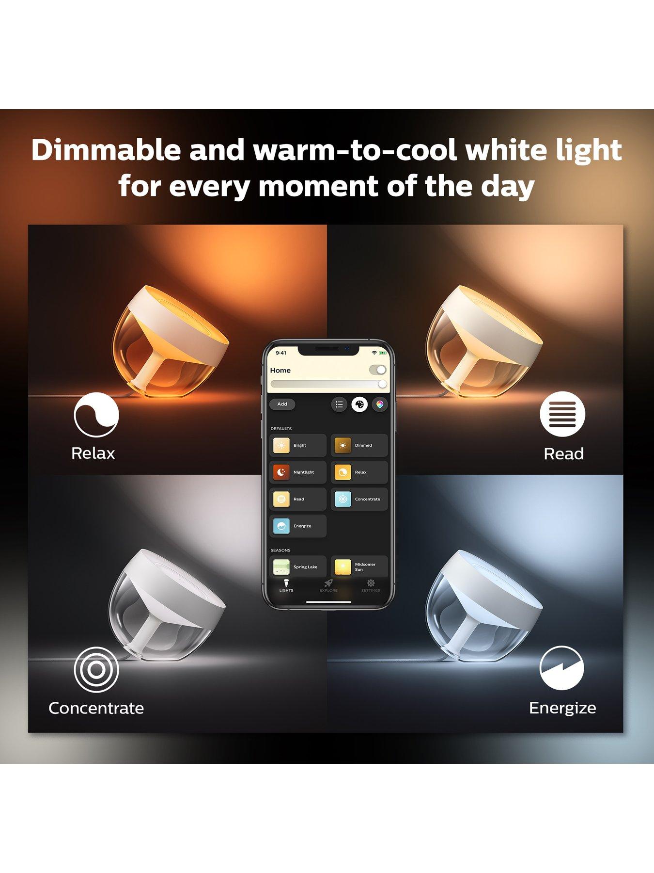 Image 5 of 7 of Philips Hue Iris Gen&nbsp;4 Smart Table Lamp EU/UK - White