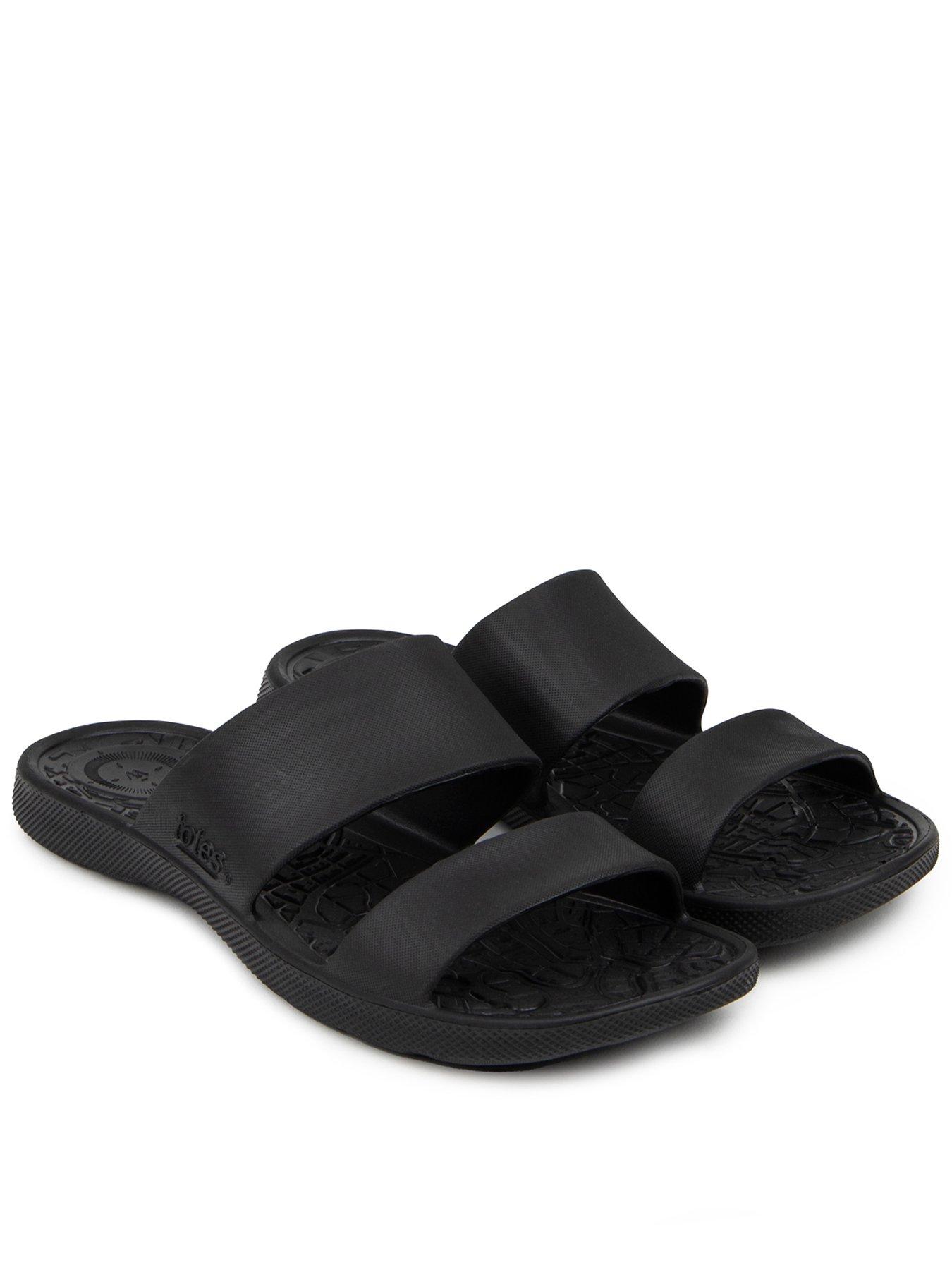 Totes Ladies Double Strap Slide: : Fashion