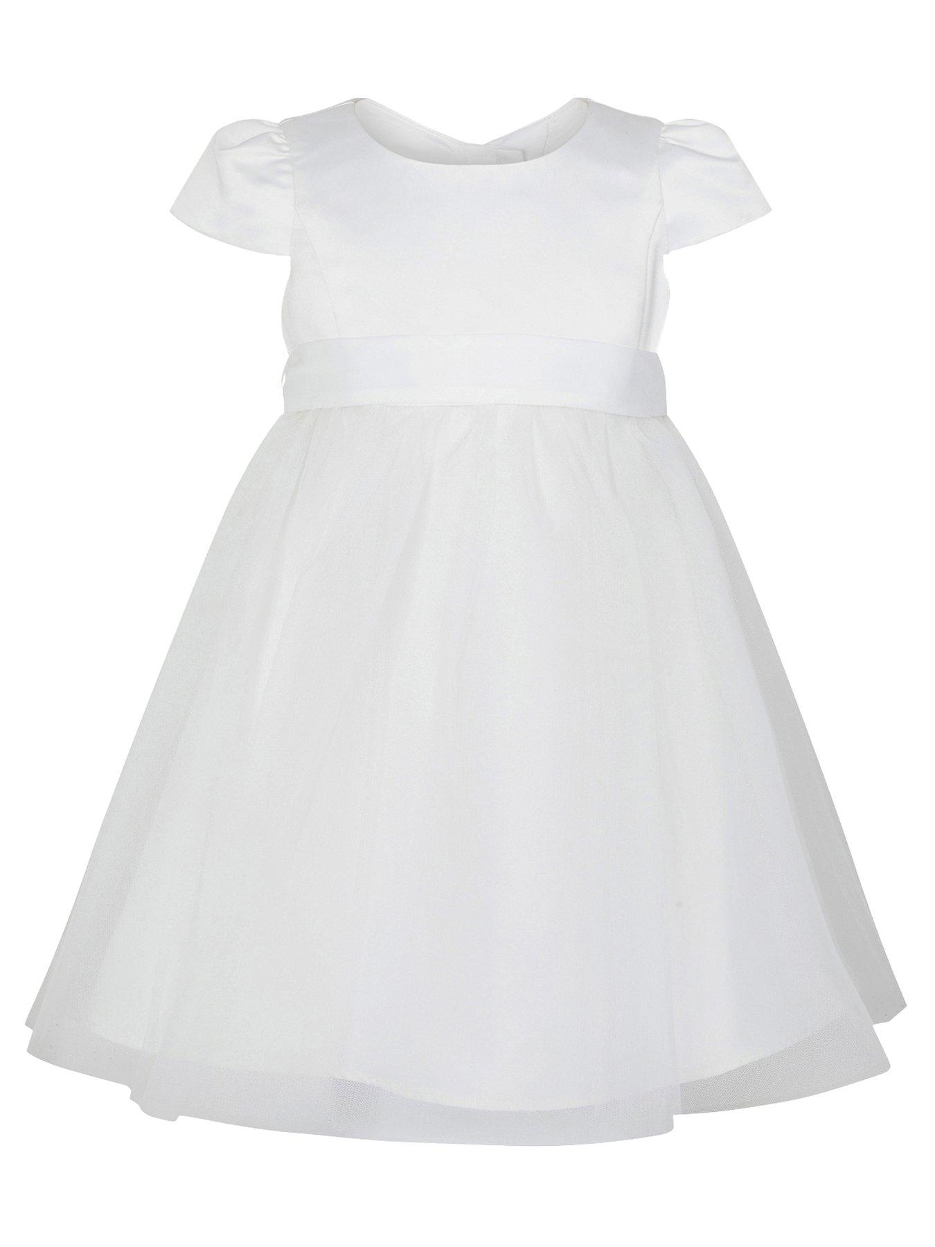 Monsoon girls white clearance dress