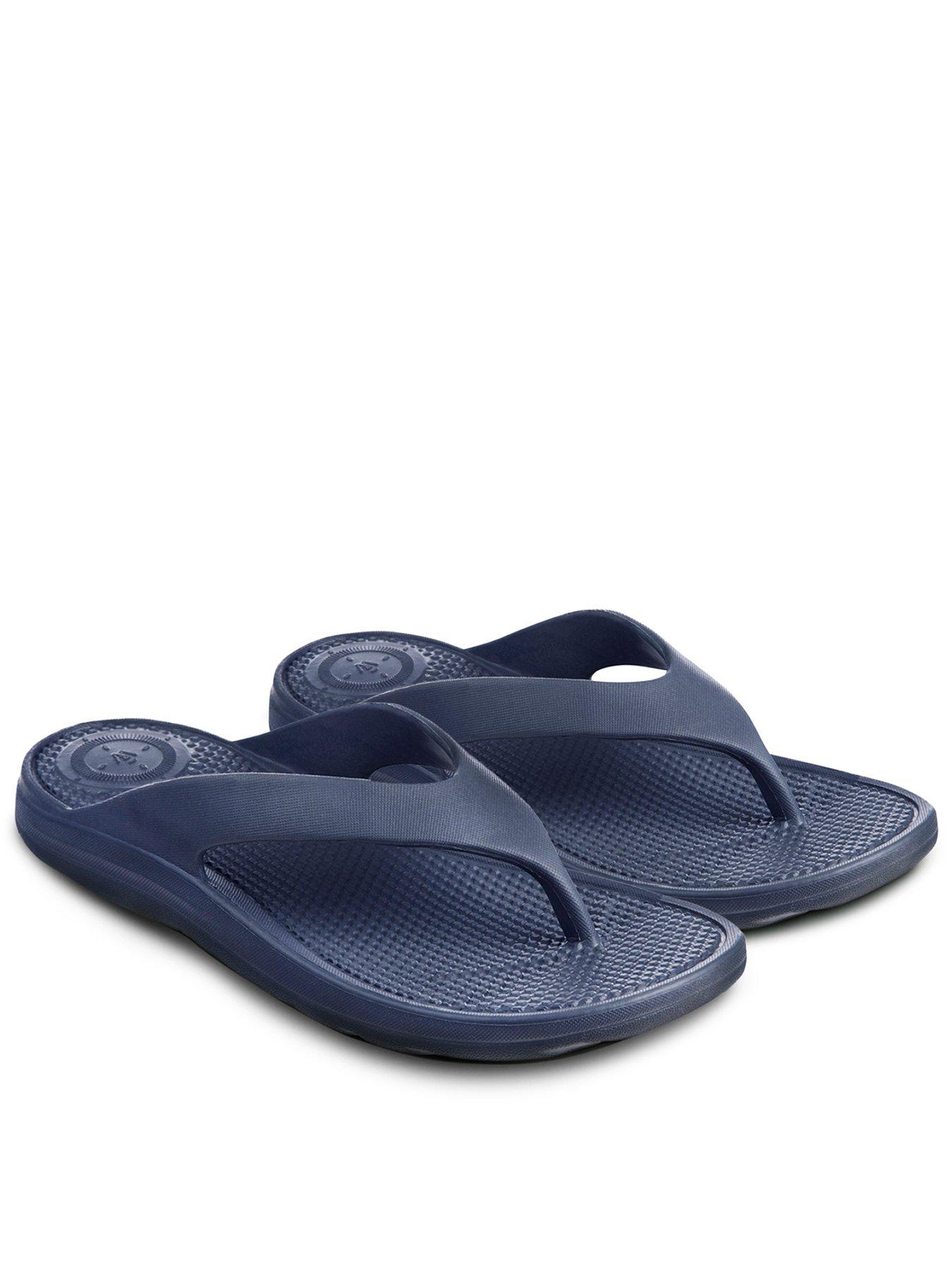 Image 1 of 5 of TOTES Ladies Solbounce with Toe Post Sandals - Navy