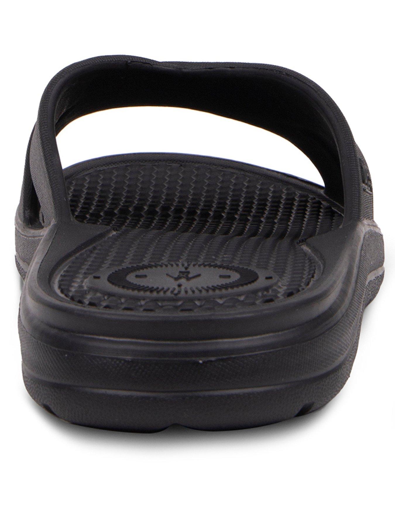 totes-totes-solbounce-ladies-cross-slide-blackstillFront