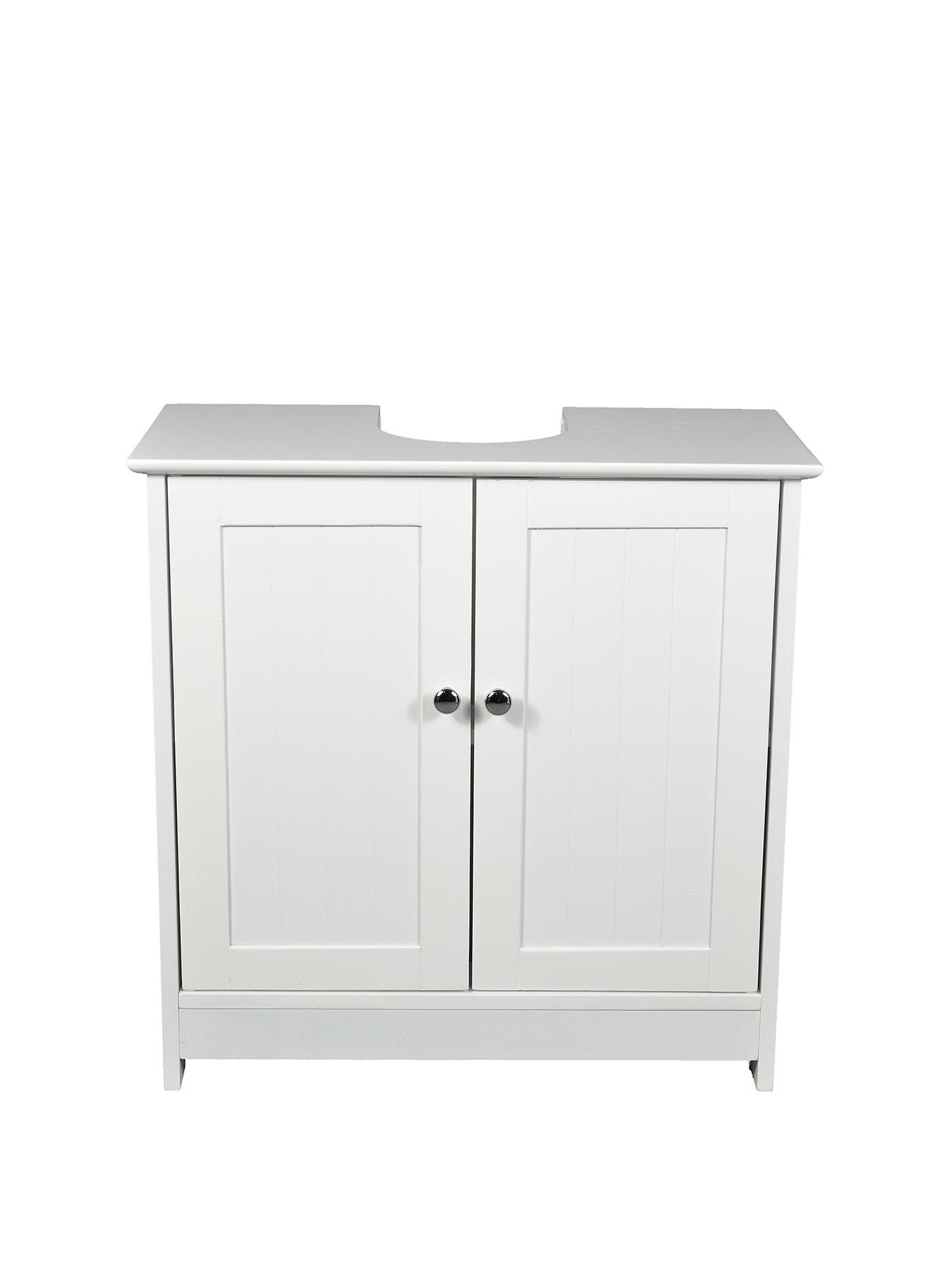 Details about   Modern Bathroom Floor Cabinet Storage Home w/Door Adjustable Shelf Free Standing 