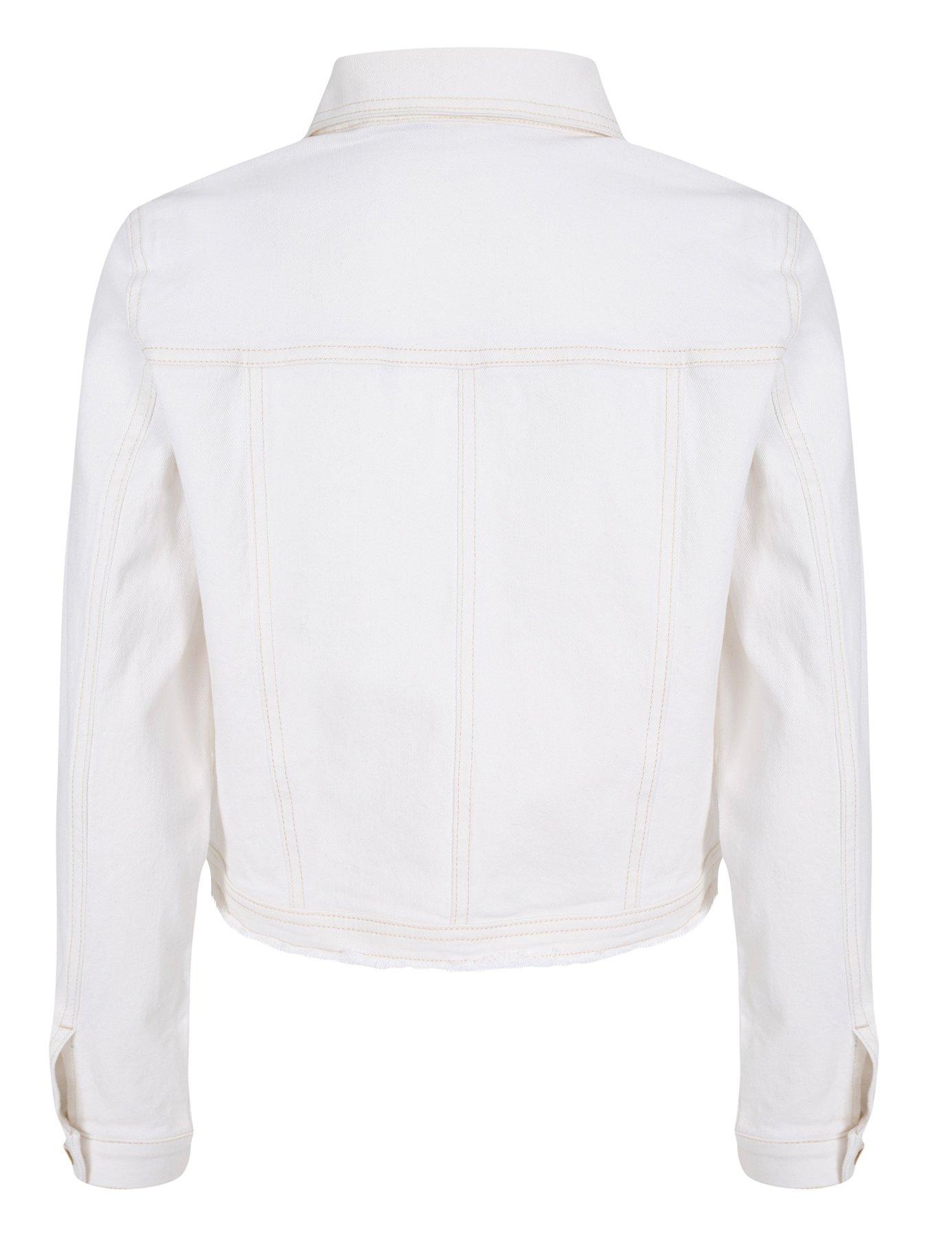 Mint velvet shop white denim jacket