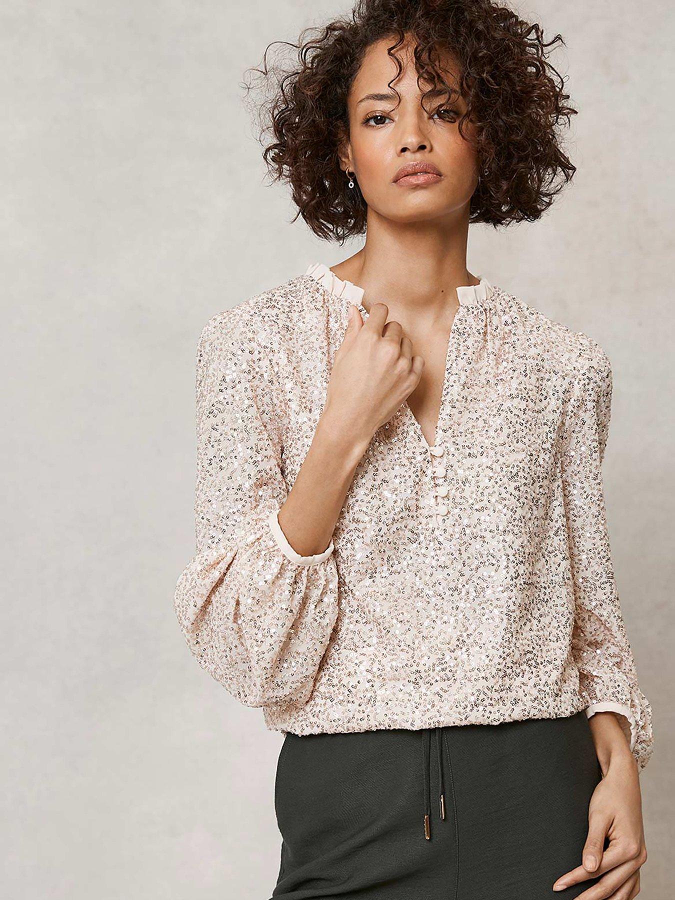 Scatter Sequin Blouse