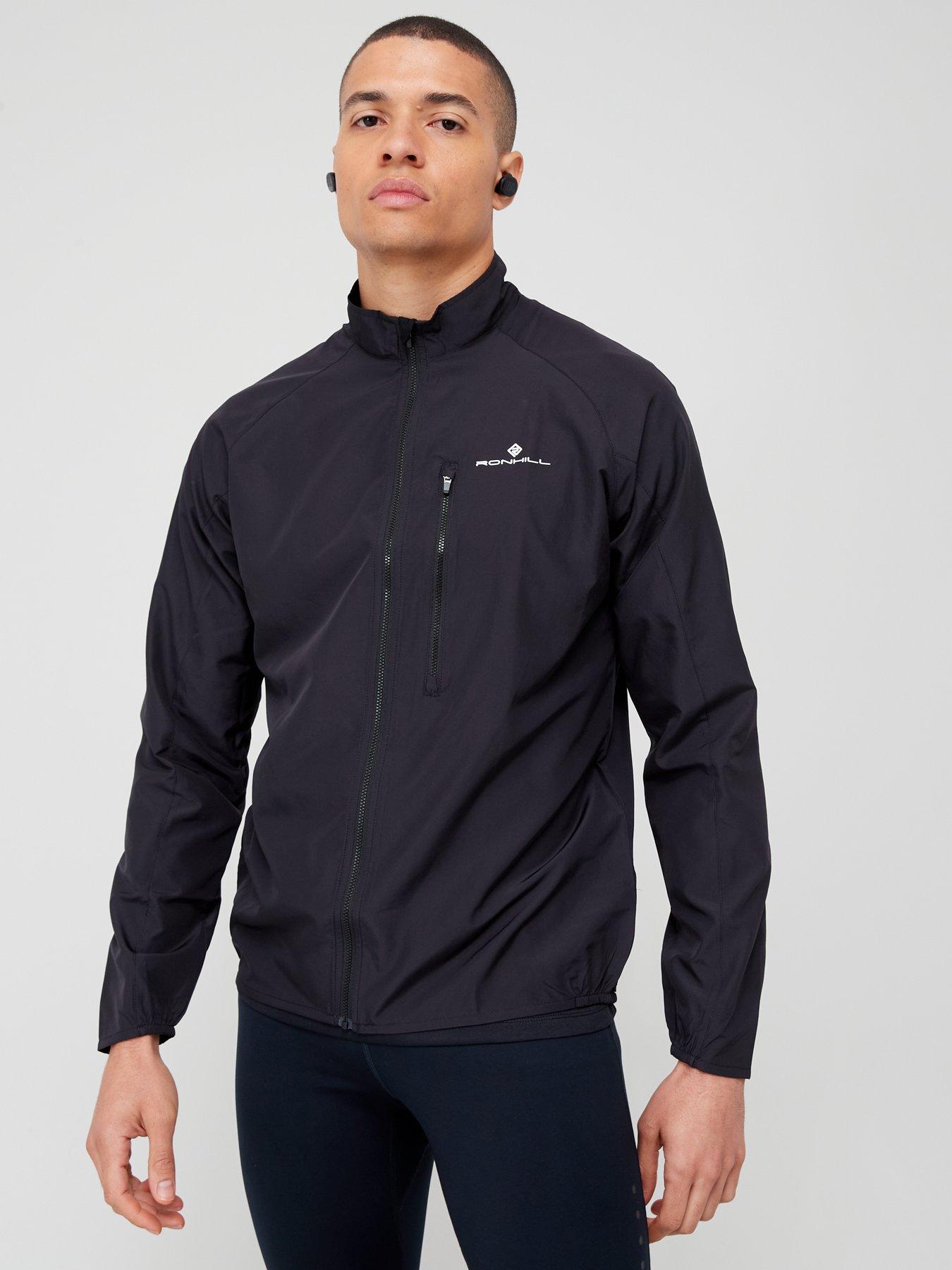 Men s Ronhill Core Running Jacket Black