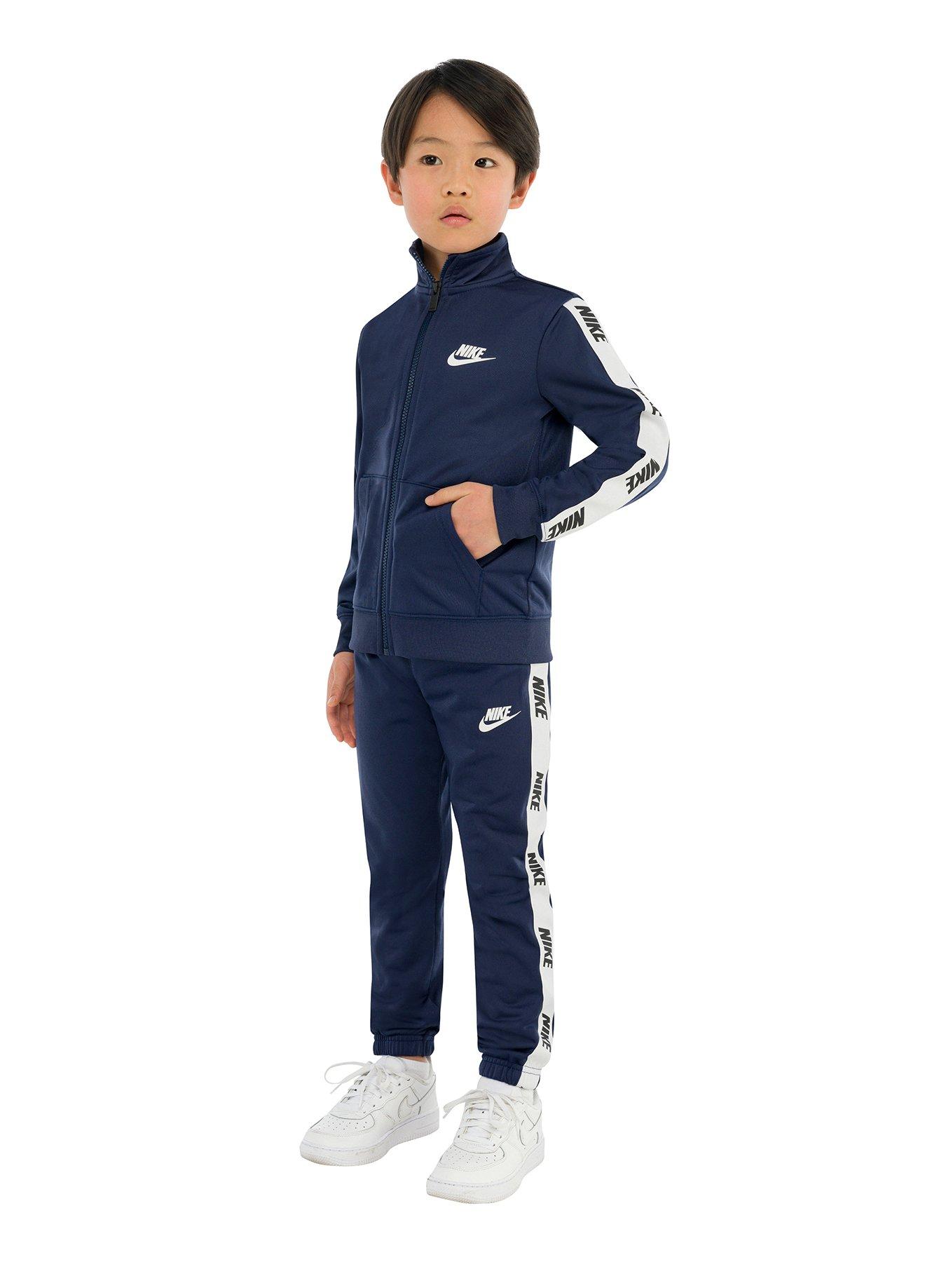 Navy hotsell tracksuit boys