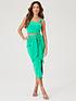 michelle-keegan-tie-front-pencil-midi-skirt-co-ord-greenfront