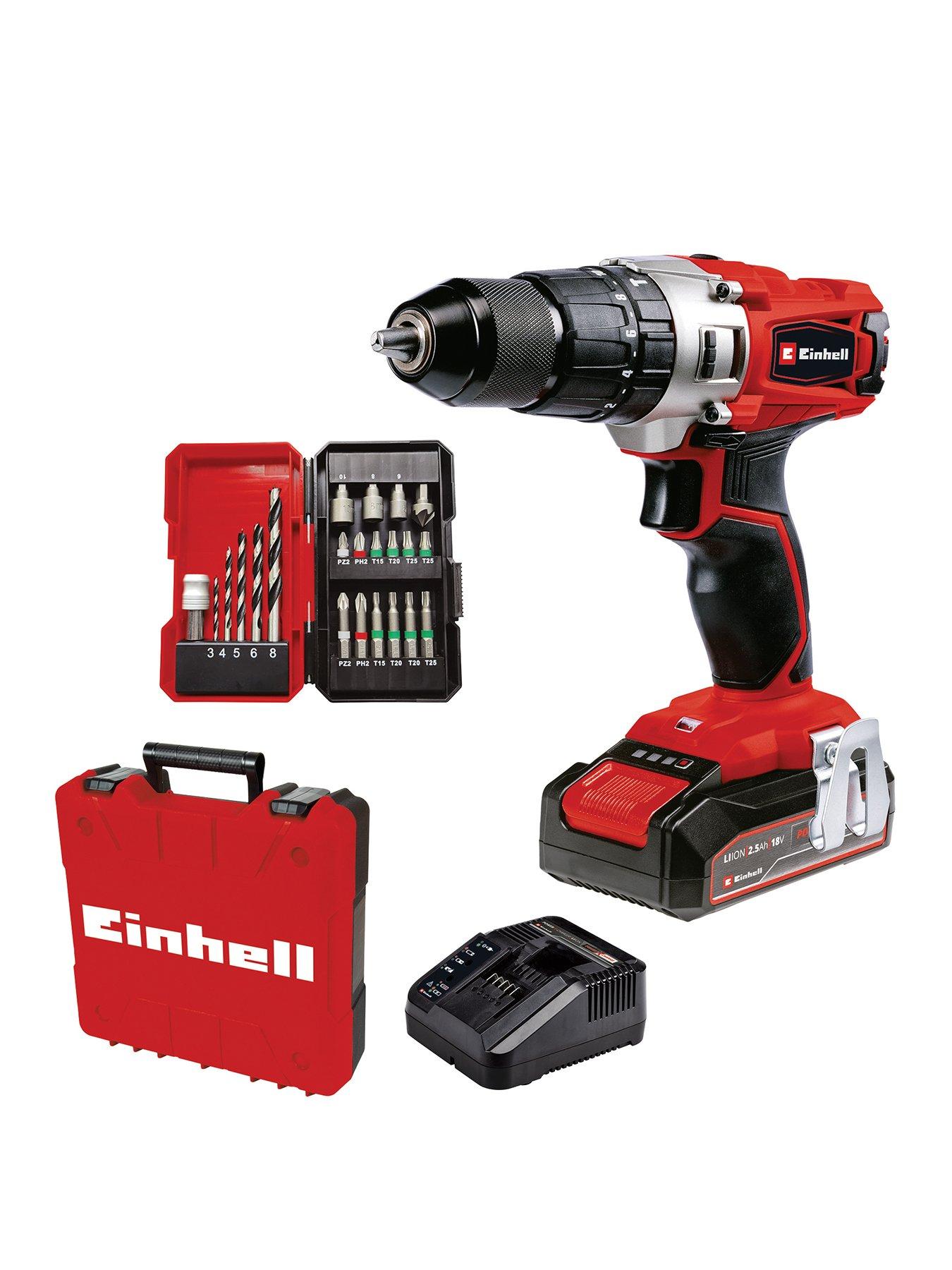 undefined Power X-Change Expert 18V Combi Drill With 22 PCE Bit Set (1x2.5 Ah)