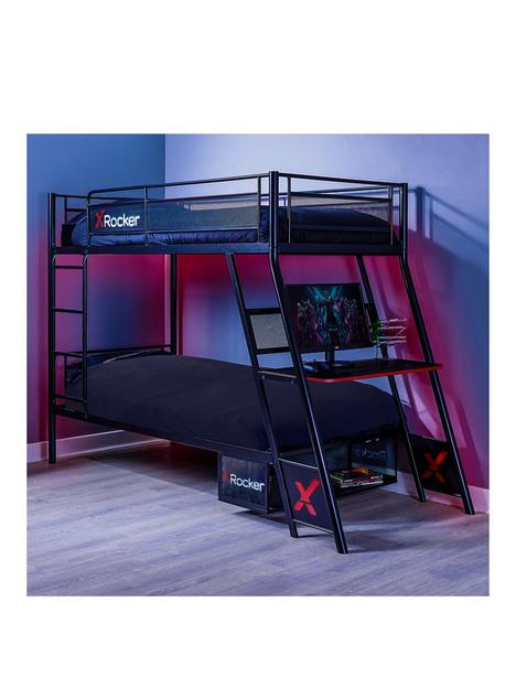 x-rocker-armada-dual-bunk-bed-with-gaming-desk