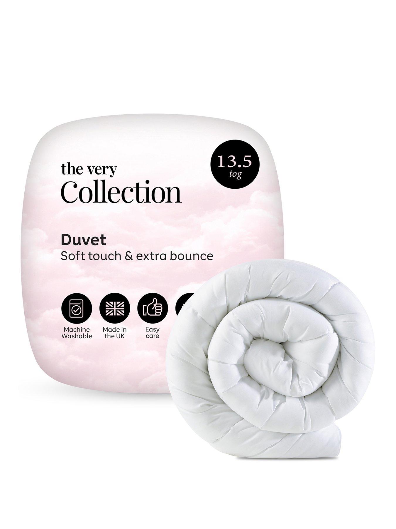 The Very Collection Soft Touch and Extra Bounce 13.5-Tog Duvet - White