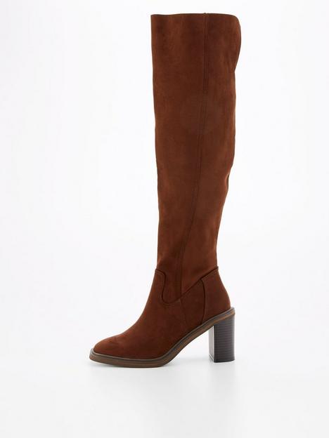 v-by-very-block-heel-over-the-knee-boot-chocolate