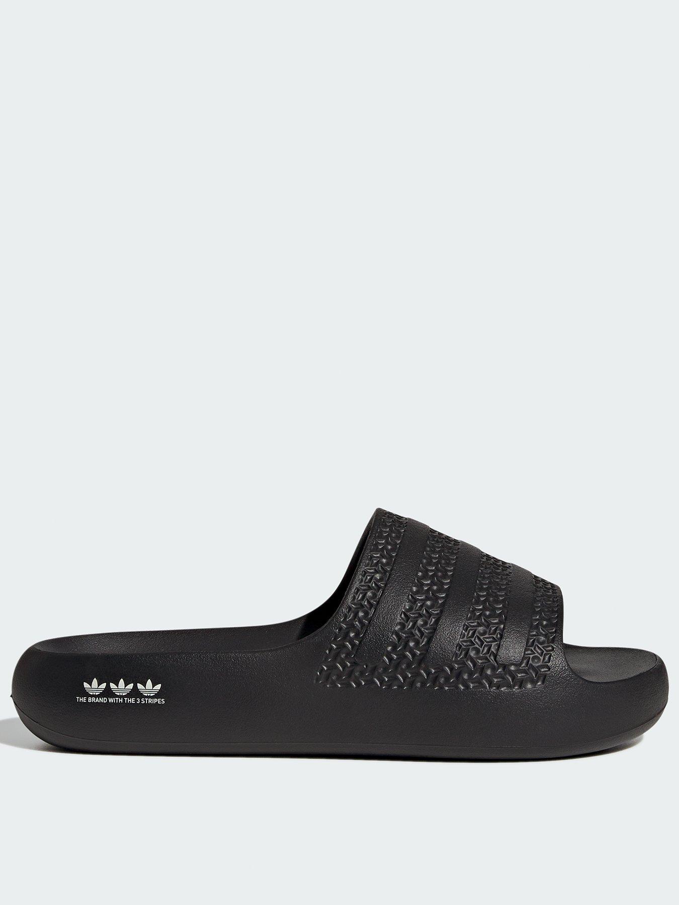 Image 1 of 6 of adidas Originals Womens Adilette Ayoon - Black