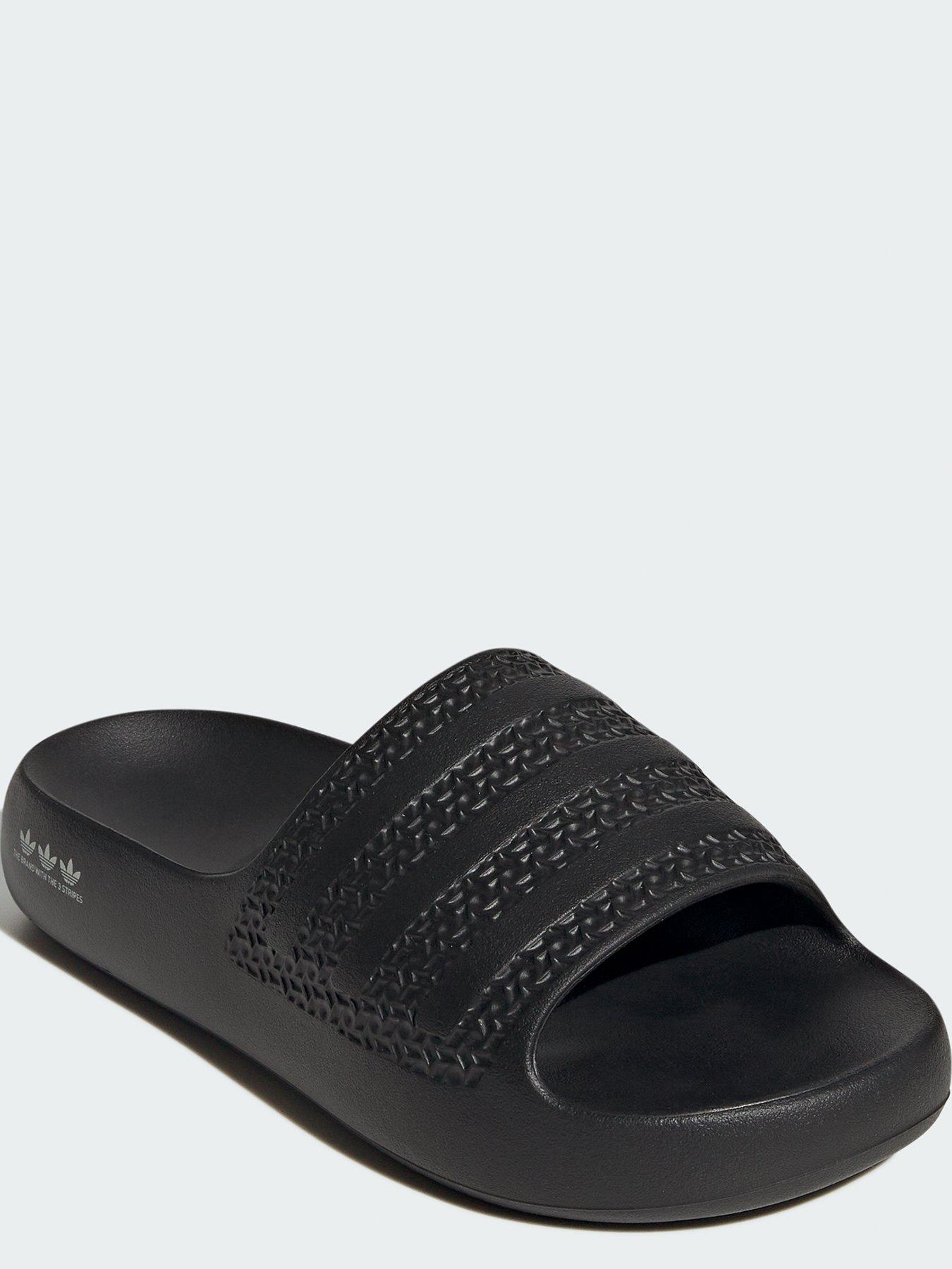 Image 3 of 6 of adidas Originals Womens Adilette Ayoon - Black