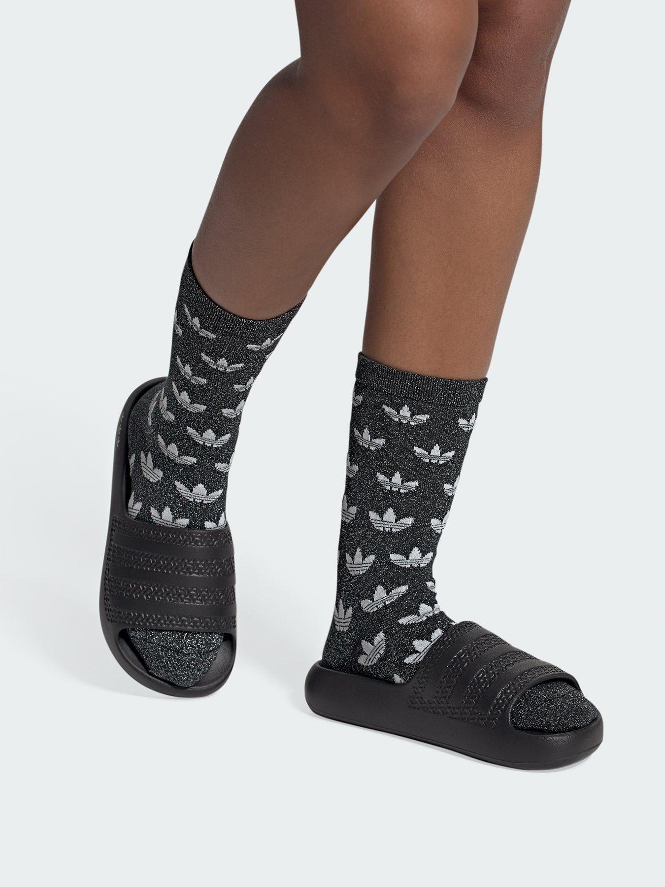 Image 6 of 6 of adidas Originals Womens Adilette Ayoon - Black