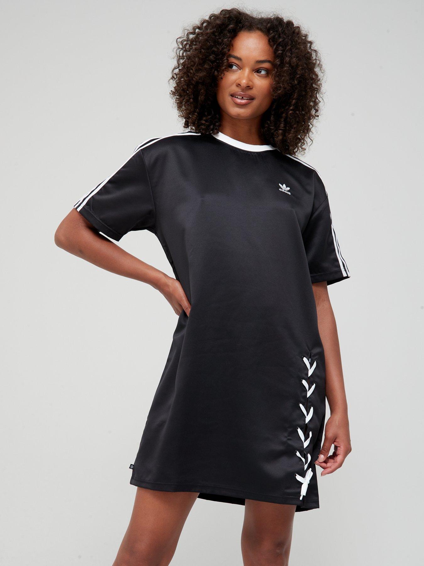 mandat tennis Slange adidas Originals Laced Tee Dress - Black | Very Ireland